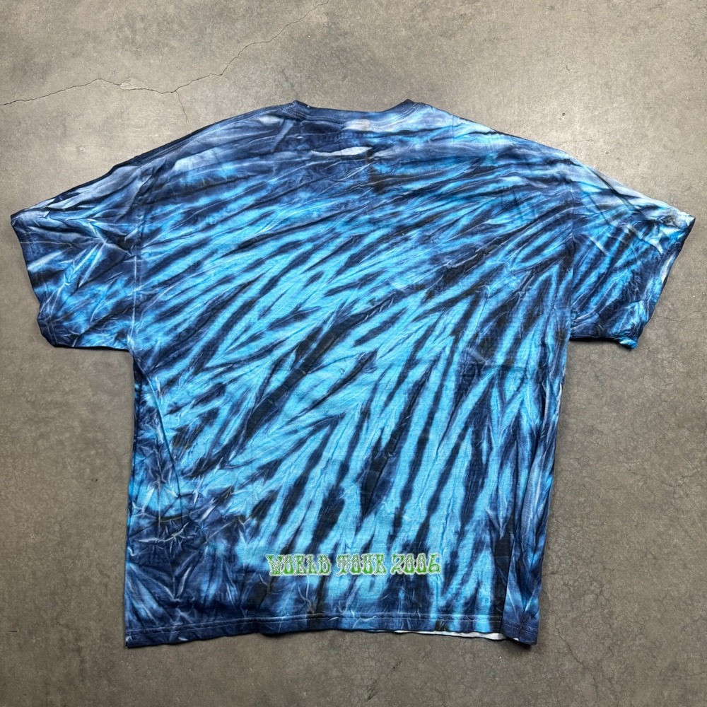 VTG Y2K Hanes Creedence Clearwater World Tour 2006 Shirt Mens XL Blue Preowned - Picture 2 of 5